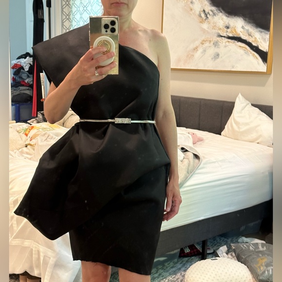 Rick Owens Dirt s/s 2018 black sculptural dress size 4 - Picture 5 of 16